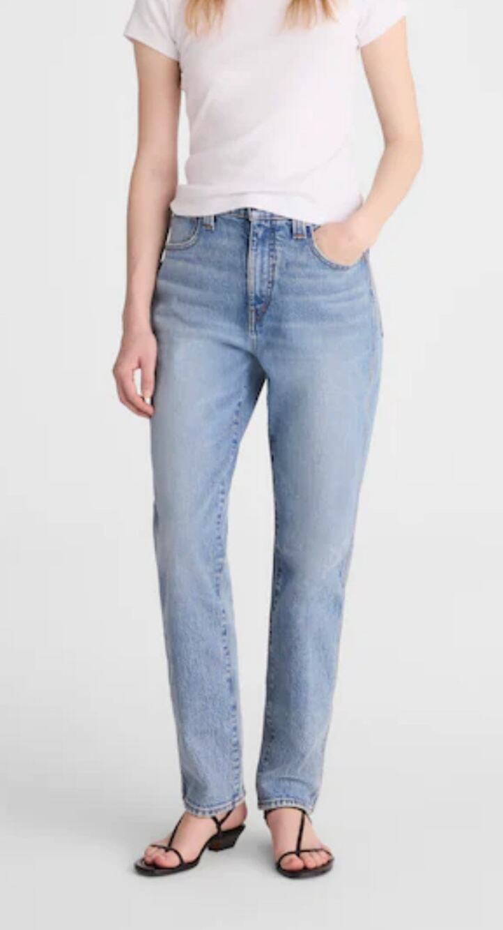 Madewell Curvy Perfect Vintage Straight Ankle Jean